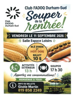 party rentrée fadoq