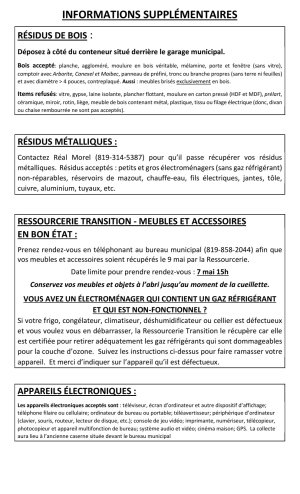 Jours de récupération 2026