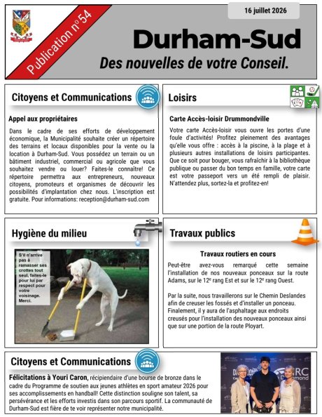 Édition de juillet 2026 page 1