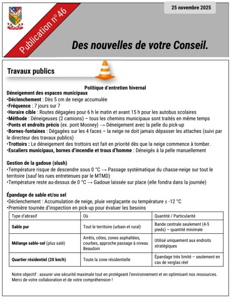 Édition de novembre 2025