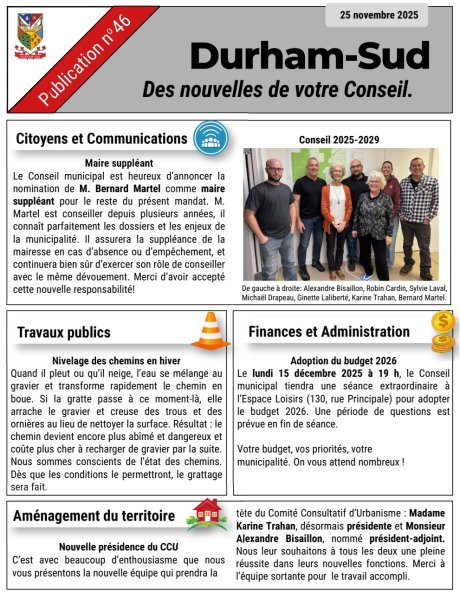 Édition de novembre 2025