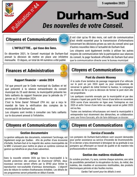 Édition de septembre 2025