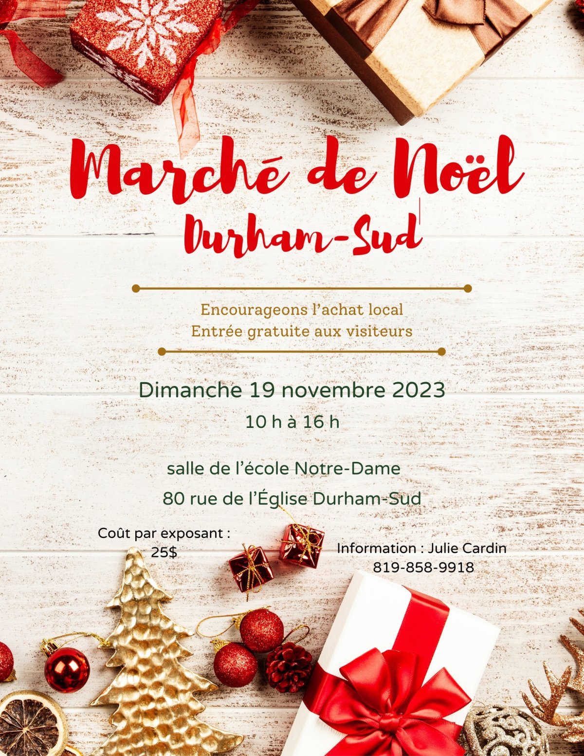 Marché de noël 2023