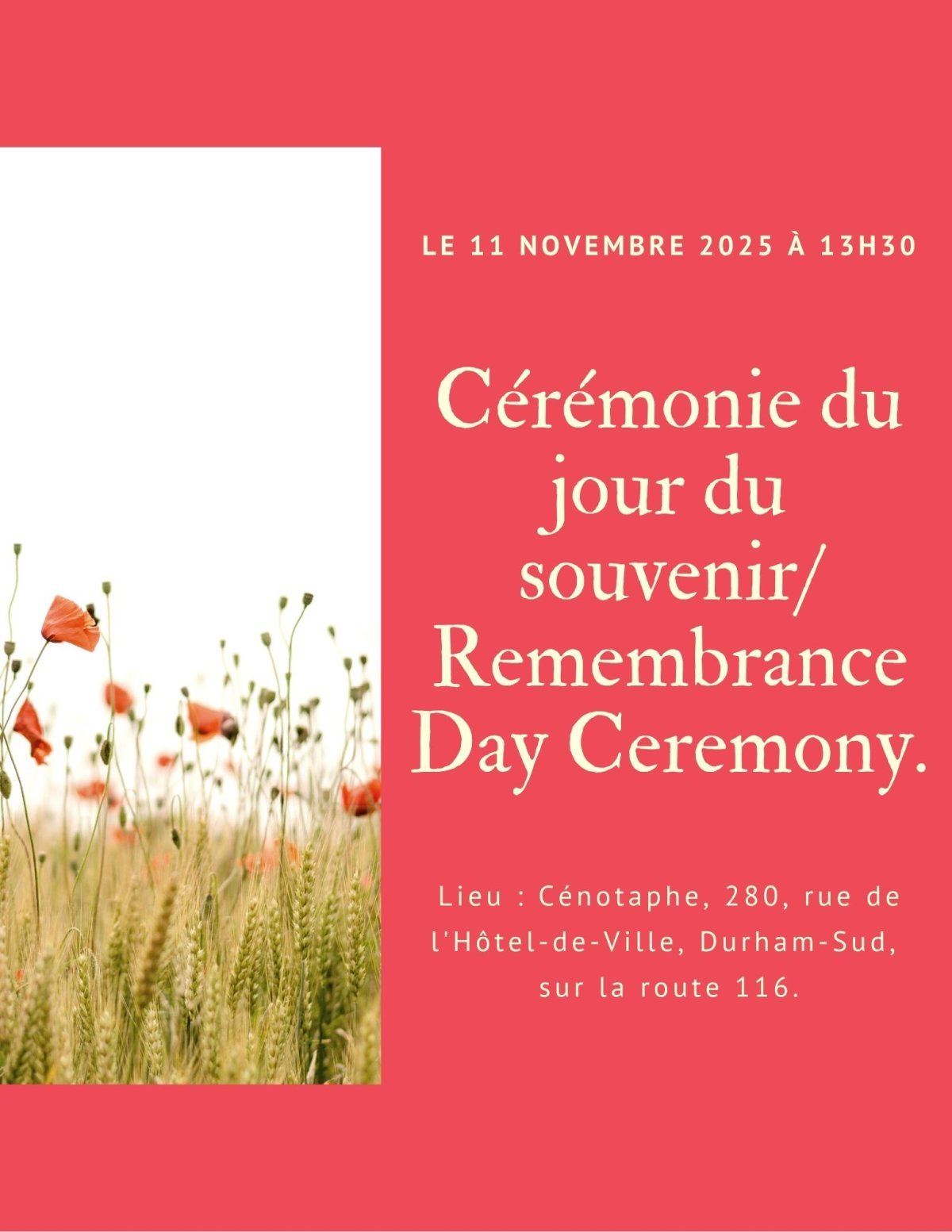 jour du souvenir 2025