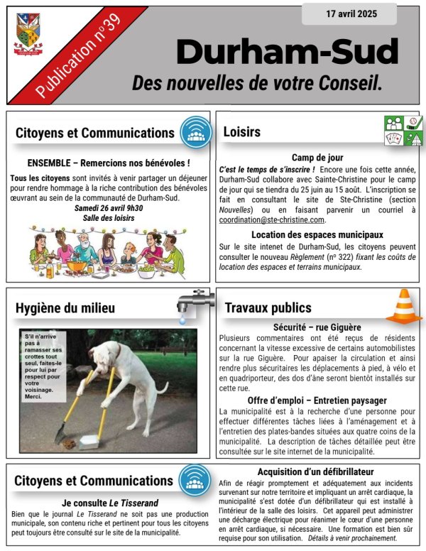 Édition d'avril 2025