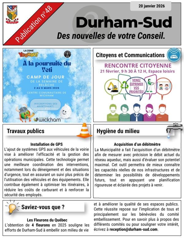 Édition de janvier 2026